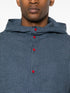 gingham-check hooded shirt